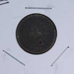 1875 Indian Head Small Cent. Affordable Collectible Coin. Store # 09734