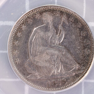 1876-CC Liberty Seated Half Dollar, Small "CC", ANACS EF-40 Store #23070219
