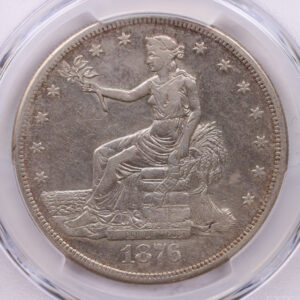 1876-CC Trade Silver Dollar., PCGS Graded, Affordable Coin Store Sale #35403