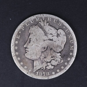 1878-CC Morgan Silver Dollar. Good Circulated Coin. Store #07736