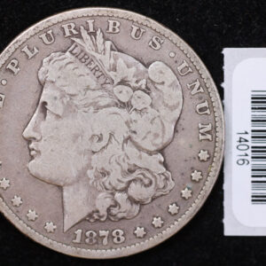 1878-CC Morgan Silver Dollar, Very Fine Plus, Circulated Coin. Store Sale #14016