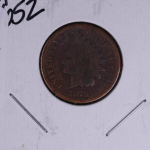 1878 Indian Head Small Cent. Affordable Collectible Coin. Store # 09745