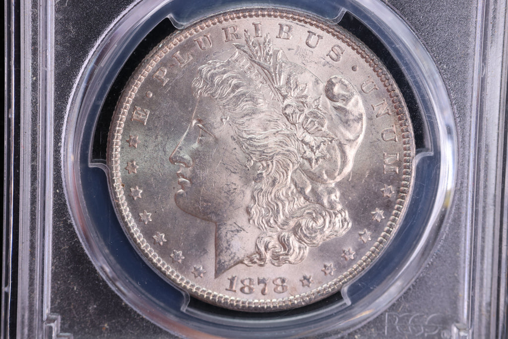 1878 Morgan Silver Dollar, Reverse 78, PCGS Certified, Store #91129