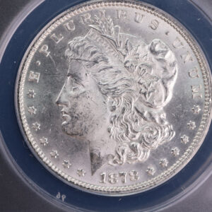 1878 Morgan Silver Dollar, VAM-34, Hot 50, ANACS MS-63., Store #91115