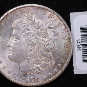 1878-S Morgan Silver Dollar, Affordable Uncirculated Coin, Store #14046