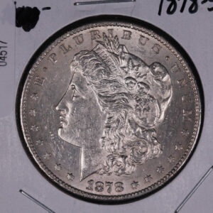 1878-S Morgan Silver Dollar, UN-Circulated Coin. Sale #04517
