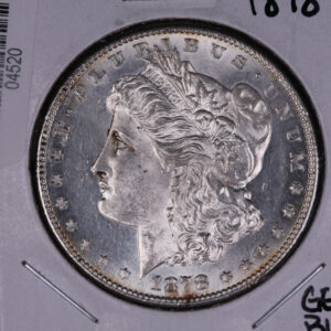 1878-S Morgan Silver Dollar, UN-Circulated Coin. Toning Spots, Sale #04520