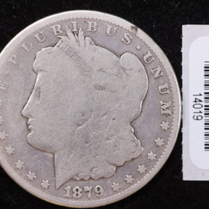 1879-CC Morgan Silver Dollar, Affordable Collectible Circulated Coin. Store Sale #14019