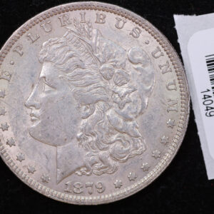 1879 Morgan Silver Dollar, Affordable Circulated Coin, Store #14049