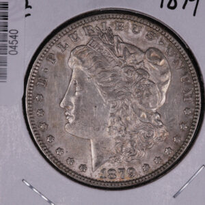 1879 Morgan Silver Dollar, Very Fine Plus Circulated, Condition, Store #04540