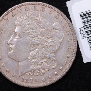 1879-S Morgan Silver Dollar, Affordable Circulated Coin, Store #14056