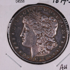 1879-S Morgan Silver Dollar, Extra Fine Circulated Coin, Store #04558