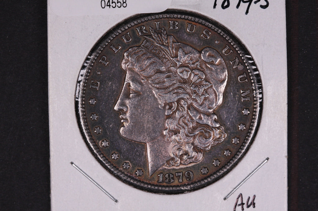 1879-S Morgan Silver Dollar, Extra Fine Circulated Coin, Store #04558