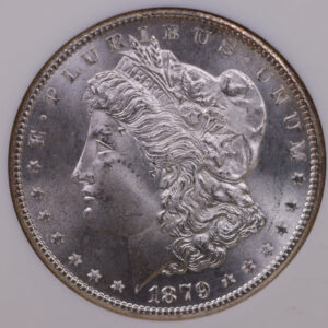 1879-S Morgan Silver Dollar., NGC Certified MS-65., Store #0904