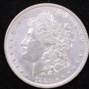 1880 Morgan Silver Dollar, Affordable Circulated Coin, Store #14058