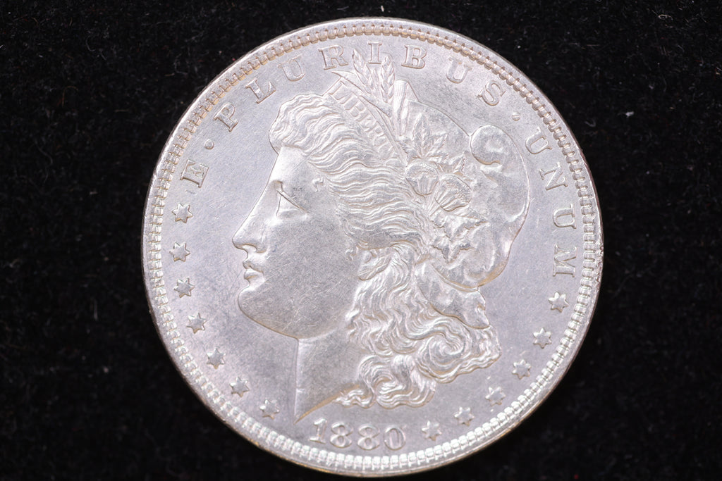 1880 Morgan Silver Dollar, Affordable Circulated Coin, Store #14058