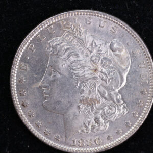 1880 Morgan Silver Dollar, Uncirculated Coin, Store #23080431