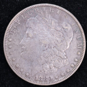 1880-O Morgan Silver Dollar, XF Details, Store #23080434