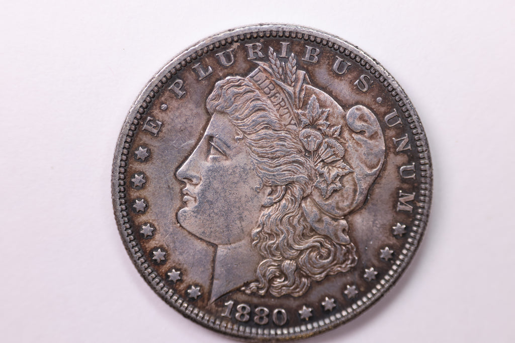 1880-S Morgan Silver Dollar, Large Circulated Affordable Coin Store Sale #0352124