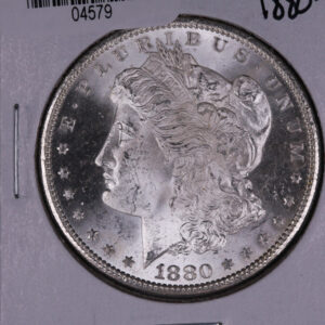 1880-S Morgan Silver Dollar, UN-Circulated Coin, Store #04579