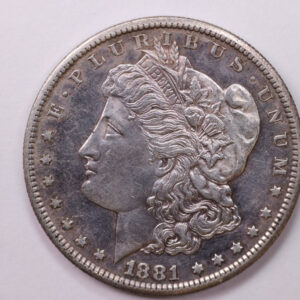 1881-S Morgan Silver Dollar, Large Circulated Affordable Coin Store Sale #0352125