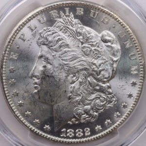 1882-CC Morgan Silver Dollar, PCGS MS-62, Affordable Collectible Coin, Sale #353438