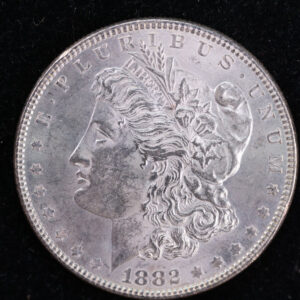 1882 Morgan Silver Dollar, Nice Uncirculated Details, Store #23080449