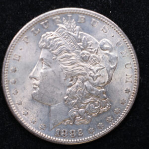 1882-S Morgan Silver Dollar., Circulated Coin. Large Affordable Dollar Sale #01011