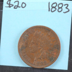 1883 Indian Head Cent, Circulated Affordable Coin, Store #23090216