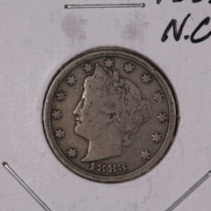 1883 Liberty Nickel, Circulated Collectible Coin, No Cents. Store #07311