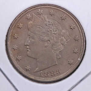 1883 Liberty Nickel, No Cents, Uncirculated Collectible Coin. Store #11789