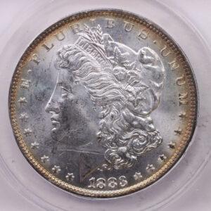 1883-O Morgan Silver Dollar., ANACS MS62., Affordable Collectible Coin Store Sale #18225