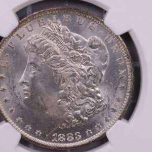 1883-O Morgan Silver Dollar., NGC Certified MS-63., Store #0909
