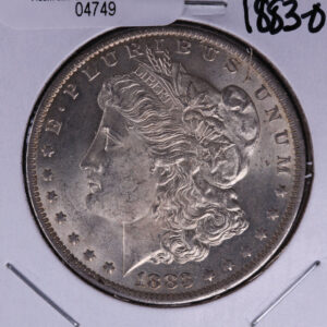 1883-O Morgan Silver Dollar, Un-Circulated condition. Coin Store #04749