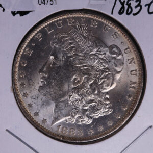 1883-O Morgan Silver Dollar, Un-Circulated condition. Coin Store #04751