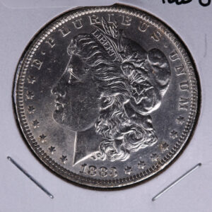 1883-O Morgan Silver Dollar, Un-Circulated condition, previously cleaned. Store #04761