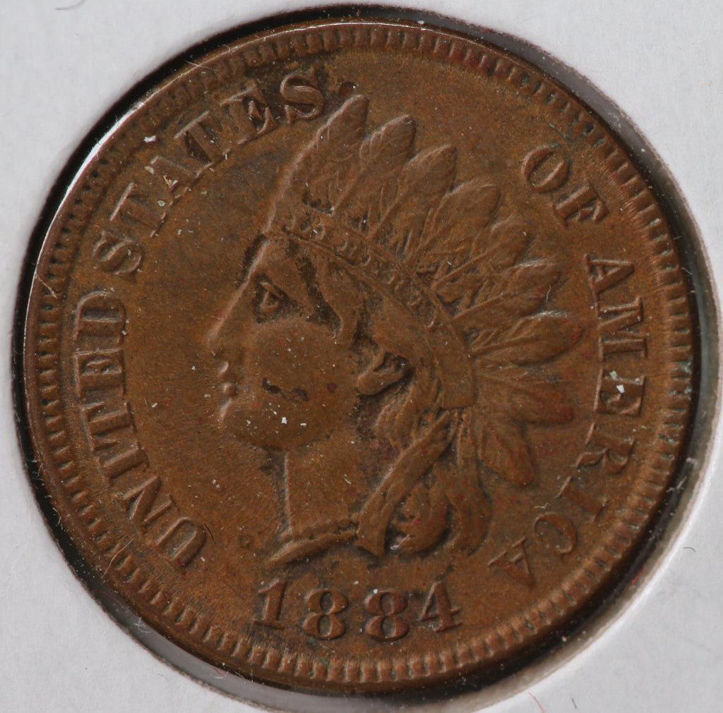 1884 Indian Head Cent, Nice Coin AU Details, Store #83138