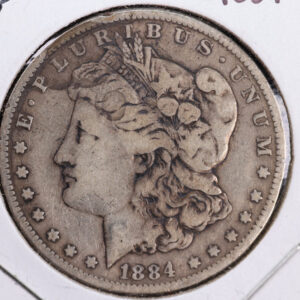 1884-O Morgan Silver Dollar, Affordable Circulated Coin, Store #23080468