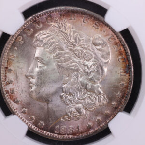1884-O Morgan Silver Dollar, Affordable Date, NGC Certified MS64. Store #08728