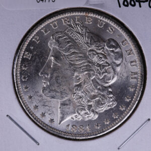 1884-O Morgan Silver Dollar, Brilliant Un-circulated condition. Coin Store #04775