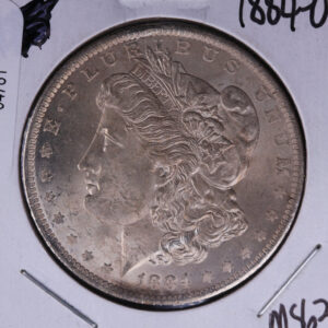 1884-O Morgan Silver Dollar, Choice Un-circulated condition, Toned. Coin Store #04781