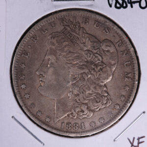 1884-O Morgan Silver Dollar, Extra Fine Circulated condition, Coin Store #04784