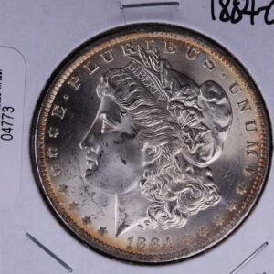 1884-O Morgan Silver Dollar, GEM Uncirculated condition. Coin Store #04773