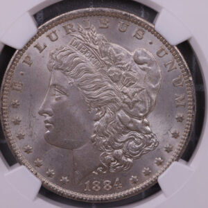1884-O Morgan Silver Dollar., NGC Certified MS-63., Store #0910