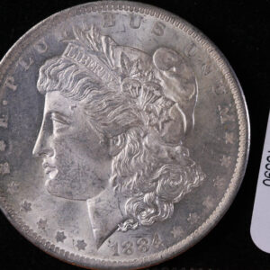 1884-O Morgan Silver Dollar, Un-circulated condition, Store #15390