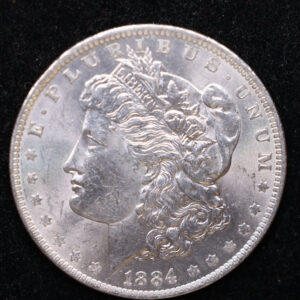 1884-O Morgan Silver Dollar. Uncirculated Coin. Large Affordable Dollar Sale #01003
