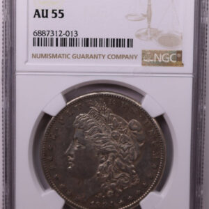 1884-S Morgan Silver Dollar., NGC AU-55., Store #1676