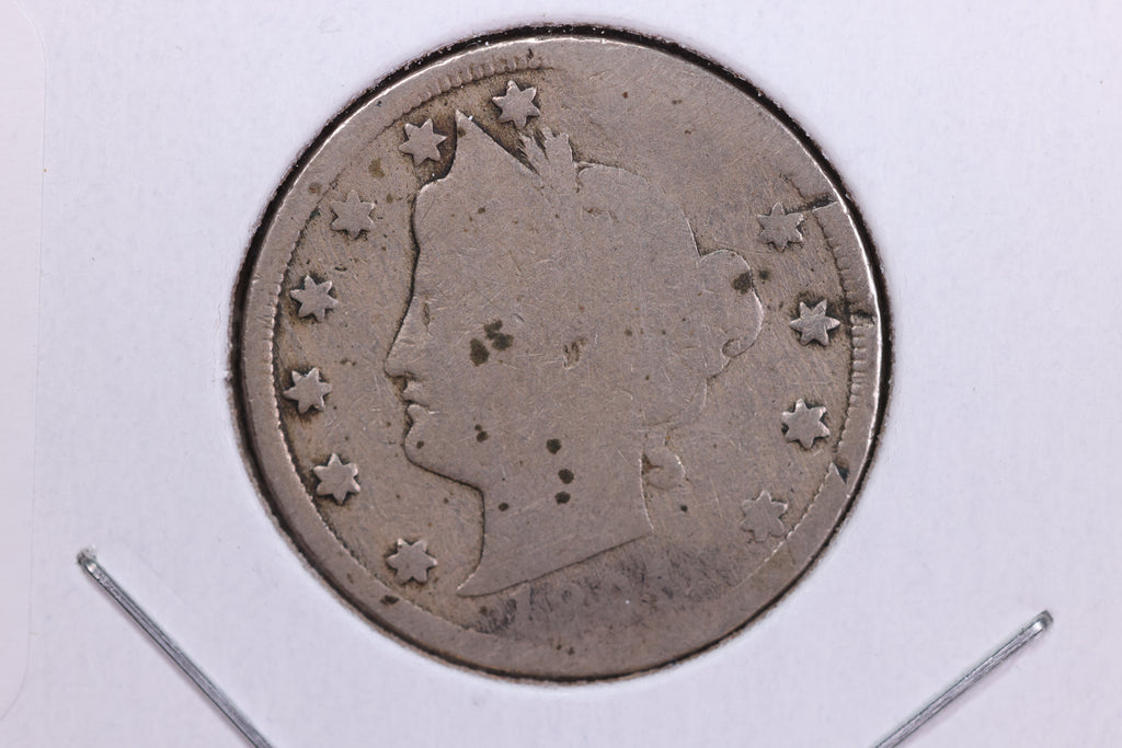 1885 Liberty Nickel, Circulated Collectible Coin. Store #11826