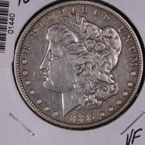 1885 Morgan Silver Dollar, Average Circulated, Store #01440