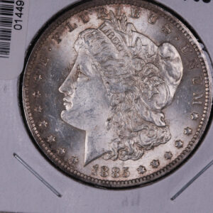 1885-O Morgan Silver Dollar. UN-Circulated Coin. Store #01449